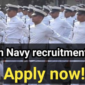 Indian navy recruitment 2021