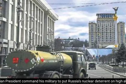 Russian President command his military to put Russia’s nuclear deterrent on high alert