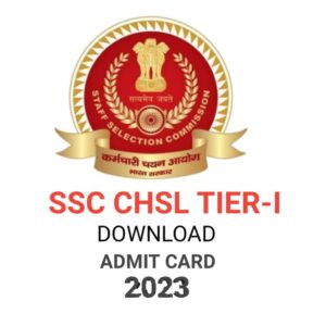 Admit card has been issued of SSC CHSL Tier-I